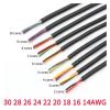 1pcs 10M UL2464 Sheathed Wire Cable 30-16AWG Copper Signal Cable 2-10 Cores Electronic Audio Wire(Black 24AWG -10 Meters,2 Cores) view 3