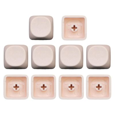 10Pieces PBTs Not Engraving Blanks Keycap MOAs Height Height 1U Dyeing Sublimations Keycaps for Switches Mechanical Keyboards Keycap