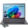 acer Aspire 14 Laptop, 14" WUXGA (1920 x 1200) Display, Intel Ultra 5-226V, AI Copilot+PC, 16GB LPDDR5X RAM, 1TB SSD, Windows 11 Home, Gray, TWE Wireless Earbuds view 1