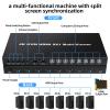 L6AS0F7 4K 60Hz HDMI Multiviewer KVM Switch 8x1 USB Quad Multi-Viewer for 8 PCs Share Keyboard and Mouse Control(AU Plug) view 3
