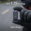 4K Motorcycle Camera for Helmet, Lightweight Helmet POV Camera, Loop Recording Dash Cam for Motorbike/Bike, Magnetic Action Cameras 170 Wide Angle, WiFi & 128GB Card Included (1080P Black,64GB) view 3