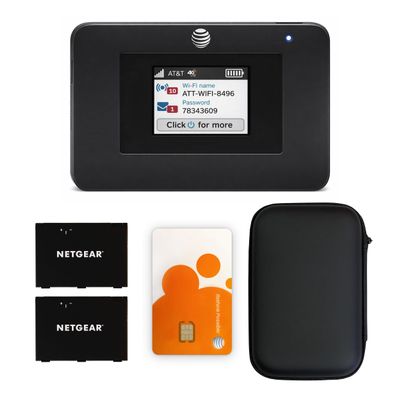AT&T Unite Express 4G LTE Mobile Hotspot, AC797-100NAS, AirCard 797 Wi-Fi 5 Cellular Wireless Router, LTE Cat-13 Internet Speeds up to 400Mbps, Perfect for Travel & Work (Premium) (Premium)