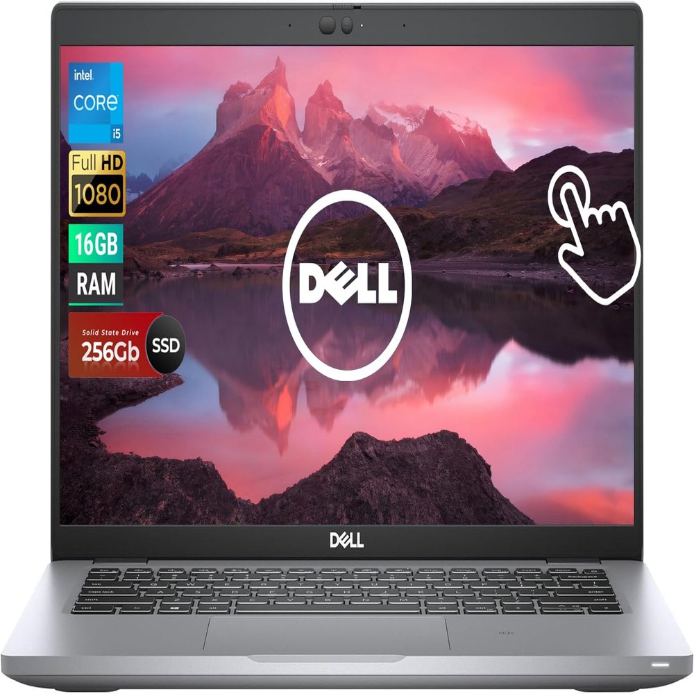 Dell Latitude 5420 14" FHD Touchscreen Business Laptop Computer, Intel Quad-Core Notebook PC, 16GB DDR4 RAM, 256GB SSD, Backlit Keyboard, HDMI, Fingerprint Reader, Windows 11 Pro (Renewed)