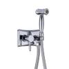 RWYRBNSL 2 Function Handheld Sprayer Single HandleSpray Hot and Cold Water Wall Mounted Toilet Sprayer Bathroom Attachment,Black(Chrome) view 1