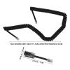 OKUMEYR Telephone Cord Detangler and Retractable Line Cable Set for Landline Phones, 4P4C Rj9/Rj10/Rj22 Connectors, Anti-Tangle Black Phone Cords for Home and Office Use view 2