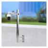 1.6 3.3 3.9 4.9 6.6ft Extra-Long Wall-Mounted Surveillance Post Stand Weatherproof, Stainless Steel Security Camera Pole, Security Camera Holder(White-C,1 1/2 m-4.9 ft) view 1