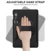 360 Rotation Hand Strap Stand Cover Suitable for Samsung Galaxy Tab S10 Ultra 14.6inch 2024 Shockproof PC Armor Tablet Case view 3