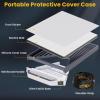 Starlink Mini Protective Cover Case, Portable Protector with 7 1/4"-20 Nuts for DIYer-friendly to Expand as Starlink Mini Mount Silicone Cover with Sturdy Handle Shoulder Strap for Satellite Dish-Grey view 2