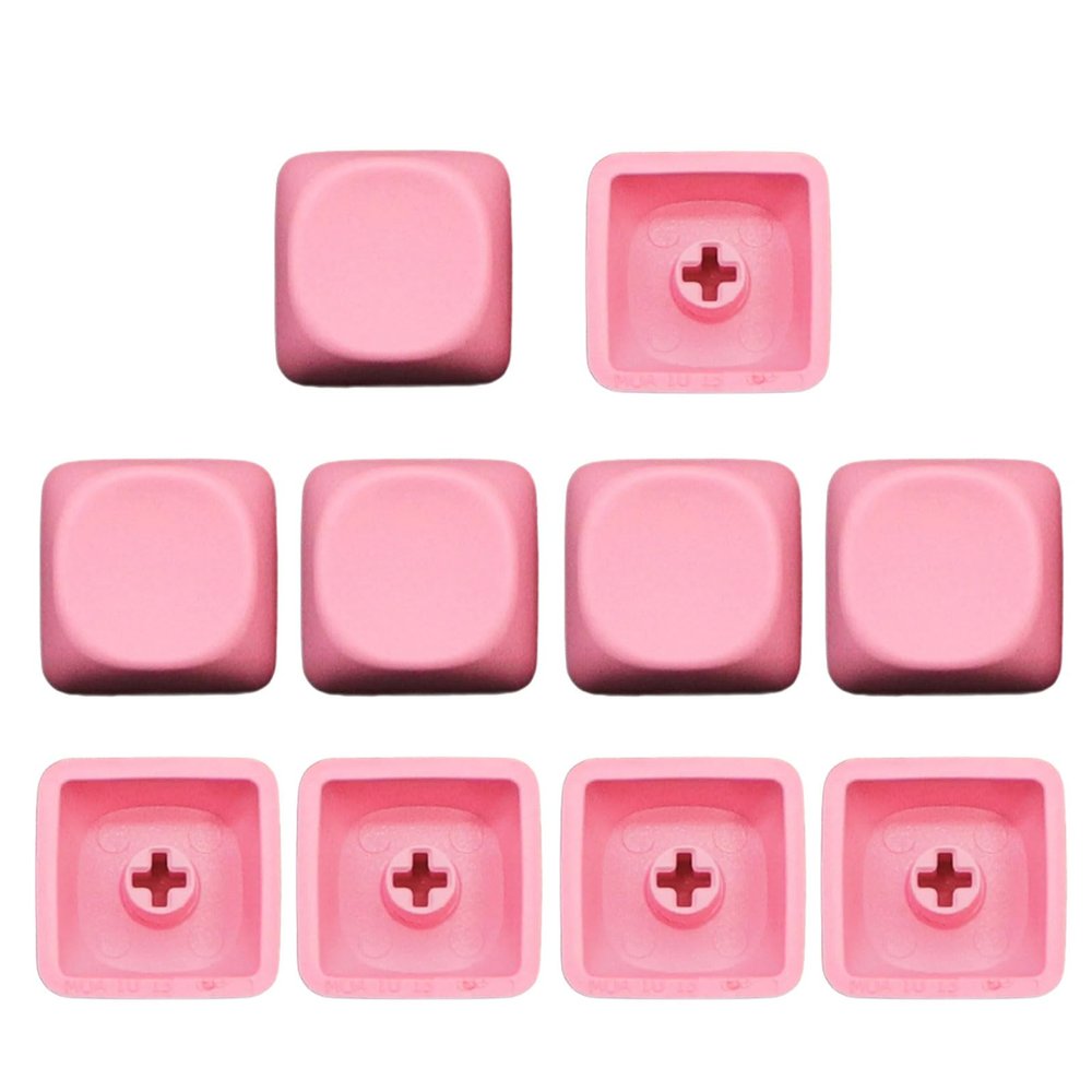 10Pieces PBTs Not Engraving Blanks Keycap MOAs Height Height 1U Dyeing Sublimations Keycaps for Switches Mechanical Keyboards Keycap