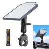 Starlink Mini Clamp Mount with Protective Silicone Case, 2 in 1 Satellite Dish Mounting Kit & Cover with Adjustable Clamp Mount Handle Shoulder Strap & 1/4"-20 Nuts for RVs Car Boat/Road Trip-Grey view 1