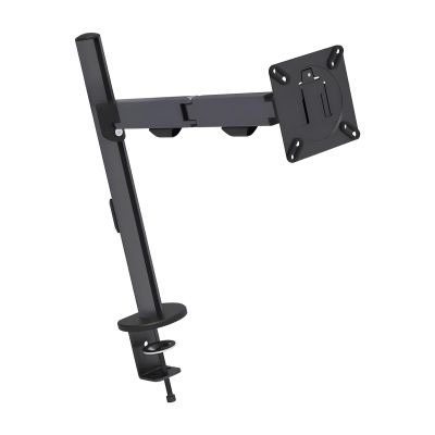 arzgul Single Monitor Mount for Desk-Screen Up to 17.6 Inch,Computer Monitors Stand with Clamp/Grommet Mounting Base Height Tilt Adjustable Sturdy Metal Build 17.6 Lbs Capacity Play Stand