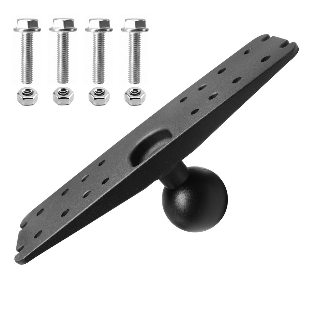 WINDFRD 2.25" / D Size Ball Fish Finder Mount Plate for 9" to 16" Large Fishfinder, Heavy-Duty/Super Load-Bearing, Compatible with RAM Mounts, Scotty, iBOLT Ball Arm and Accessories