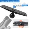 WINDFRD 2.25" / D Size Ball Fish Finder Mount Plate for 9" to 16" Large Fishfinder, Heavy-Duty/Super Load-Bearing, Compatible with RAM Mounts, Scotty, iBOLT Ball Arm and Accessories view 3