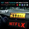10.25 CarPlay Screen for Car Dash Cam, Android Auto Screen with Apps, Dual HD Cam & Backup Camera, Portable 6GB+128GB Car Tablet with Wireless Apple CarPlay & Android Auto, Bluetooth for All vehicles view 4