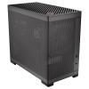 Okinos MiniArt 4 Micro ATX PC case, 2x120mm Reverse 3 Pin Fans & 1x120mm 3 Pin Fan Pre-Installed, 240mm Radiator Support, Compact MATX Case, Front Mounted PSU, MiniArt Series Black view 1