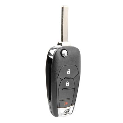 Keyless Entry Remote Key Fob Replacement 3-Button Flip for 2016-2021 Chevrolet Cruze XL8 Trailblazer (LXP-T004, 13514134, ID 46)