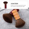 OKUMEYR Vinyl Record Cleaning Brush Soft Fibers and Wood Handle Anti-Static Record Dust Cleaner Brush for Vinyl Enthusiasts for Dust Removal and Maintenance Red Handle view 4