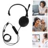 Pengcadent X6S USB 2 Telephone Headset, Professional Monaural Communication Headset with HD Noise Reduction Mic, USB Plug and Play Office Headset for Call Center, Customer Service, Telemarket view 2