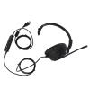 Pengcadent X6S USB 2 Telephone Headset, Professional Monaural Communication Headset with HD Noise Reduction Mic, USB Plug and Play Office Headset for Call Center, Customer Service, Telemarket view 4