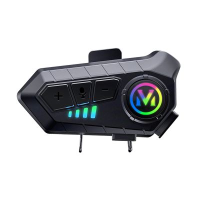 ERYUE Wireless Motorcycle Stereo Headset with Intelligent Noise Reduction and Ambient Light Feature for Enhanced Entertainment (2-in-1)