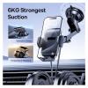 LDGSUPH Dashboard & Windshield Car Phone Holder, Strong Suction Mount Adjustable Clip for Phone, 360 Rotation Air Vent Magnetic Phone Mount Stand(Foldable Holder) view 4