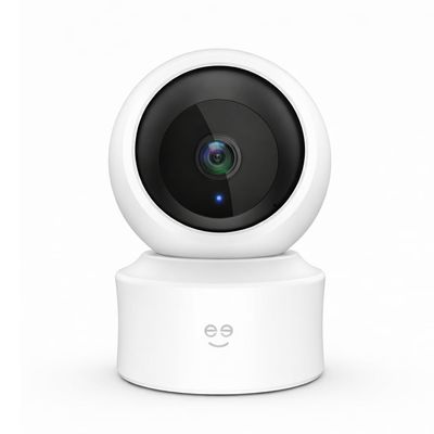 Geeni Scope Ultra 2K 360 Smart Indoor Camera, 1440p HD Auto-Tracking, Dual Band WiFi 2.4GHz 5GHz, Alexa & App Control, Wall Mountable, White