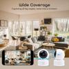 Geeni Scope Ultra 2K 360 Smart Indoor Camera, 1440p HD Auto-Tracking, Dual Band WiFi 2.4GHz 5GHz, Alexa & App Control, Wall Mountable, White view 4