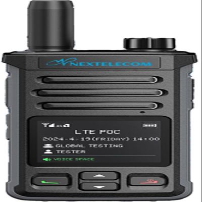NEXTELECOM GT59 4G LTE Walkie Talkies Unlimited Range Communication, Lifetime Free, AES256 Encryption, Noise Reduction, IP65, Type-C (Black, 1 Pack)
