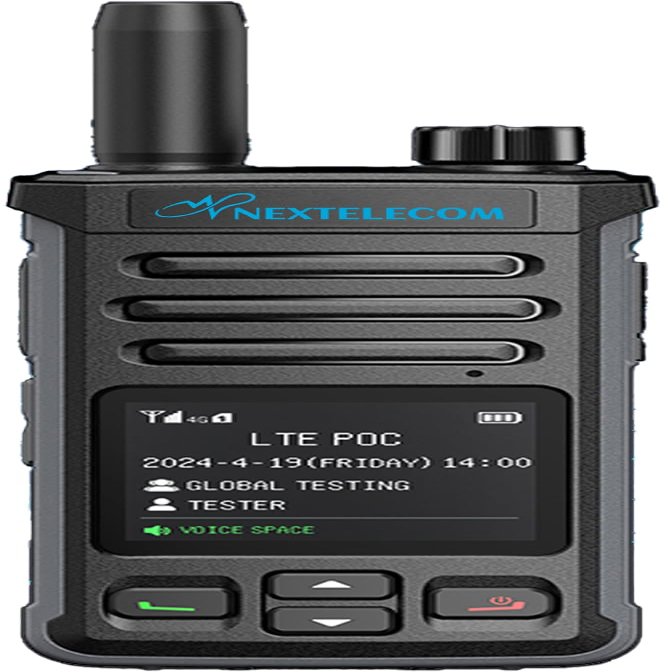 NEXTELECOM GT59 4G LTE Walkie Talkies Unlimited Range Communication, Lifetime Free, AES256 Encryption, Noise Reduction, IP65, Type-C (Black, 1 Pack)