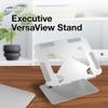 BoxWave Stand and Mount Compatible with Liplasting Trail Camera Viewer (4 in) - Executive VersaView Stand, Ergonomic Adjustable Viewing Angle Metallic Riser - Metallic Silver view 3