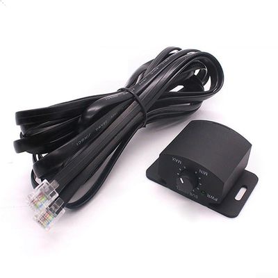 Bass Knob Control Remote Subwoofer Volume Adjuster Vehicle Remote Volume Controller with 5m 4-Core Cable 6-Pin Connector(3.5m+4core)