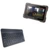 BoxWave Keyboard Compatible with GSM LLC VU70 Trail Pad Tablet (7 in) - SlimKeys Bluetooth Keyboard, Portable Thin with Chiclet-Style Keys - Jet Black view 1