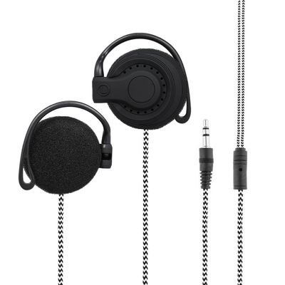Aoresac 3.5mm Wired Gaming Headset with Powerful Bass, Vivid Sound, Comfortable Ear Hooks, Suitable for Smartphone, Tablet PC, Lightweight for Travel, Long Earphone Line