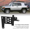 Car Exterior Antenna Bracket Carbon Steel Replacement Tailgate Mount Strong Signal Enhancer for XJ10 2007 2021 Off Road Accessory 3 Brackets Included view 4