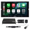 Alpine iLX-W770-M 6.75" Shallow Chassis Double-DIN Capacitive Touchscreen Digital Multimedia Receiver with SiriusXM Tuner, License Plate Camera and Amplifier view 1