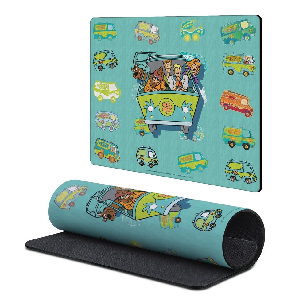 Head Case Designs Officially Licensed Scooby-Doo Mystery Incorporated Character Art 9.84 x 11.81 x 0.12 inches (250 x 300 mm) - S Gaming Office Desk PC Keyboard Mouse Mat Pad