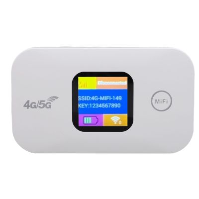 ERYUE Fast 4G Mobile Hotspot LED Display 300Mbps SIM Slot Connect Up to 10 Devices Portable WiFi Hotspot for Travel Camping