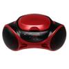 Supersonic SC-726BT Portable AM/FM Radio Top-Loading CD Player with Bluetooth, LED Track Display, Aux Input, Carry Handle, Built-in Speaker, Programmable Memory, Repeat Modes, AC/DC (Red) view 1