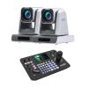 Zowietek ZowieKBD NDI PTZ Controller 5'' LCD Quad-Screen Automatic Camera Detection + ZowiePTZ PTZ Camera 12X Optical Zoom HDMI, SDI, USB Output , Live Streaming(2PCS) view 1