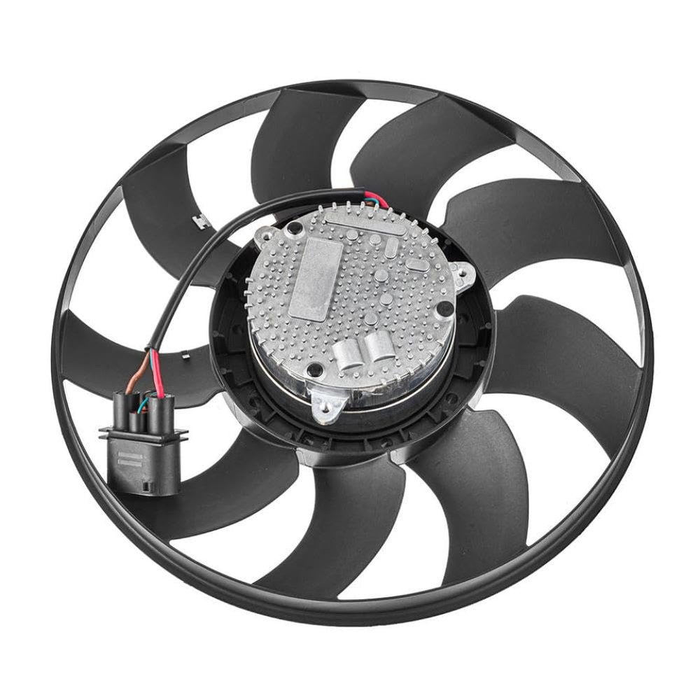 Right Engine Cooling Fan 8W0959455B 8W0959455AE 8W0959455L Compatible with A4 B9 A5 A7 A8 D5 Q7 2015- Q8 2018-3.0T