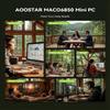 AOOSTAR MACO AMD R7 6850H Mini PC (8C/16T 4.70Ghz) with LPDDR5 6400Mhz 24GB RAM Without SSD/OS,3 *M.2 Slots; Dual 2.5G LAN; LAN Dual USB4; Supports Quad-Screen Display view 2