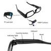 Smart Glasses with Camera, Video Recording and Photo Taking, Recording Glasses 1080P HD 32GB Memory Card Video Camera Glasses for Men Women Cycling Hiking Travel, No Bluetooth NO WiFi No App view 2