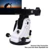 JAOCDOEN Latitude Adjustment Seat Aluminum 0 to 90 Degree Telescope Latitude Base Mount for Astronomical Telescope Accessories (White) view 2