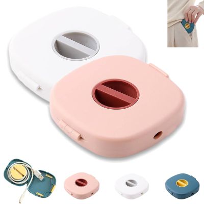2 in 1 Cable Winder with Phone Stand, Durable Cable Organizer and Charging Stand for Earphones, Durablity Abs Cables Organizer and Charging Stands, for Home Office Classroom Travel (White+Pink)