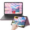 BINHENGLON 11" 2-in-1 Touchscreen Laptop, N150 Laptops,16GB RAM,FHD 1920 * 1200 IPS,Win 11 Pro PC,Backlit Keyboard, WiFi,USB-C,HDMI,Oval Trackpad,Computer(Rose Gold, 16G+512GB SSD). view 1