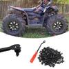 100pcs ATV UTV Plastic Fender Clips Body Rivets with Fastener Eliminator for Polaris Predator Rangers RZR Scrambler Sportsman view 2