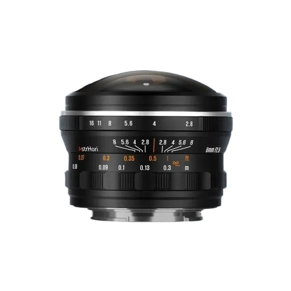Camera Lens, 6mm F2.8 Full-Frame Circular Fisheye Lens Manual Focus Prime,Compatible for Sony E Nikon Z for Canon RF L Mount(L-Mount)