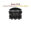 Camera Lens, 6mm F2.8 Full-Frame Circular Fisheye Lens Manual Focus Prime,Compatible for Sony E Nikon Z for Canon RF L Mount(L-Mount) view 2