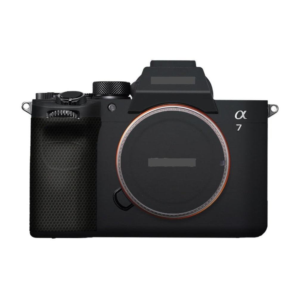 A7M5 Anti-Scratch Camera Cover Decal Skin for Sony ILCE-7M5 / A7 V Camera A7V Protector Wrap Cover Film Sticker Accessories (Matte Black, for Sony A7V/A7M5)