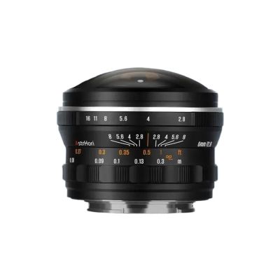 Camera Lens, 6mm F2.8 Full-Frame Circular Fisheye Lens Manual Focus Prime,Compatible for Sony E Nikon Z for Canon RF L Mount(Z)